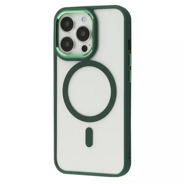 Чехол Crystal Guard Case with MagSafe для IPhone 14 Pro Max Dark Green 505236 фото