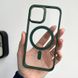 Чохол Crystal Guard Case with MagSafe для IPhone 14 Pro Max Dark Green 505236 фото 4