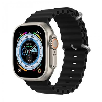 Ремешок Ocean Band для Apple Watch 42mm / 44mm / 45mm / 49mm Black 4-00023 фото