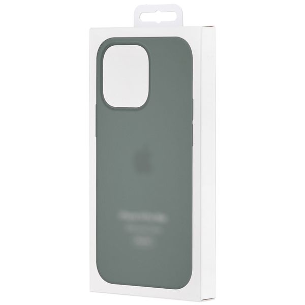 Чехол Silicone Case Full with MagSafe OEM для iPhone 14 Plus Olive 4102 фото