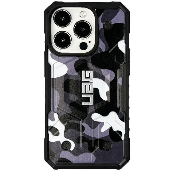 Удароміцний чохол UAG Pathfinder Сamouflage with MagSafe для iPhone 12/12 Pro White-Black 3848370000001 фото