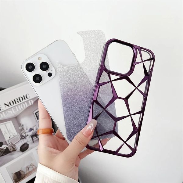 Чохол 2в1 з блискітками Glitter Prism для iPhone 11 Deep Purple 3086786s4 фото