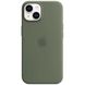 Чехол Silicone Case Full with MagSafe OEM для iPhone 14 Plus Olive 4102 фото 1