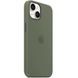 Чохол Silicone Case Full with MagSafe OEM для iPhone 14 Plus Olive 4102 фото 2