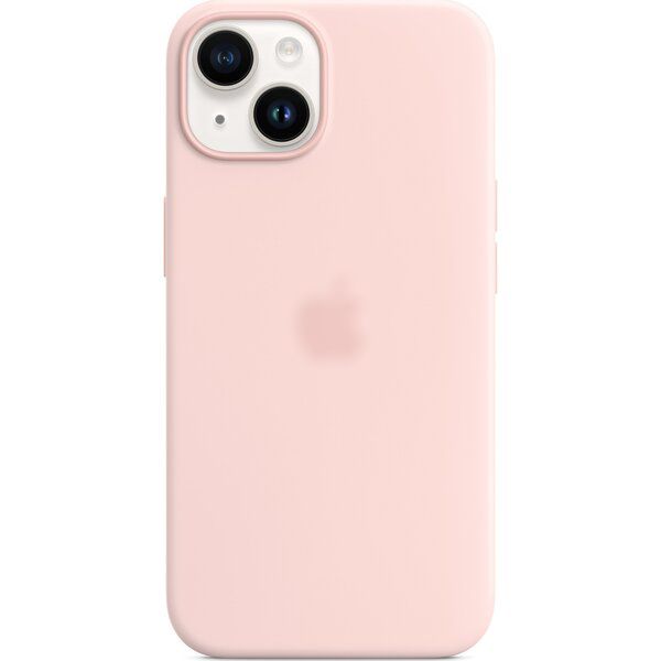 Чехол Silicone Case Full with MagSafe OEM для iPhone 14 Plus Chalk Pink 4103 фото