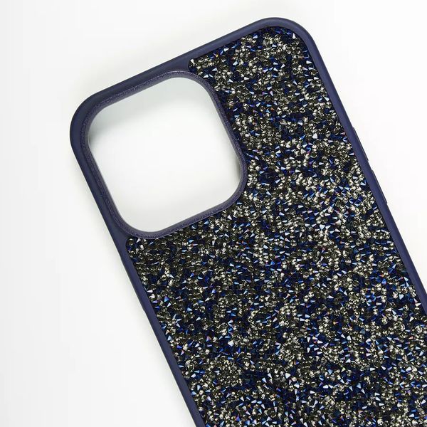 Чохол для iPhone 15 Pro Max Swarovski DIAMOND зі стразами Deep Purple 981080 фото