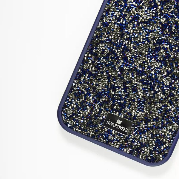 Чохол для iPhone 15 Pro Max Swarovski DIAMOND зі стразами Deep Purple 981080 фото