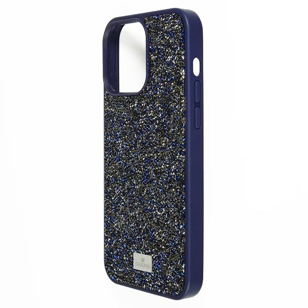 Чохол для iPhone 15 Pro Max Swarovski DIAMOND зі стразами Deep Purple 981080 фото