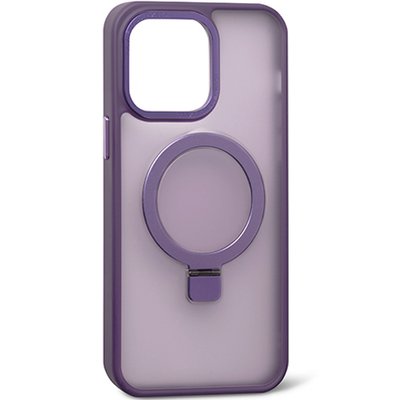 Чохол Matt Guard MagSafe Case для iPhone 13 Pro Deep Purple кільце підставка 1-15053 фото