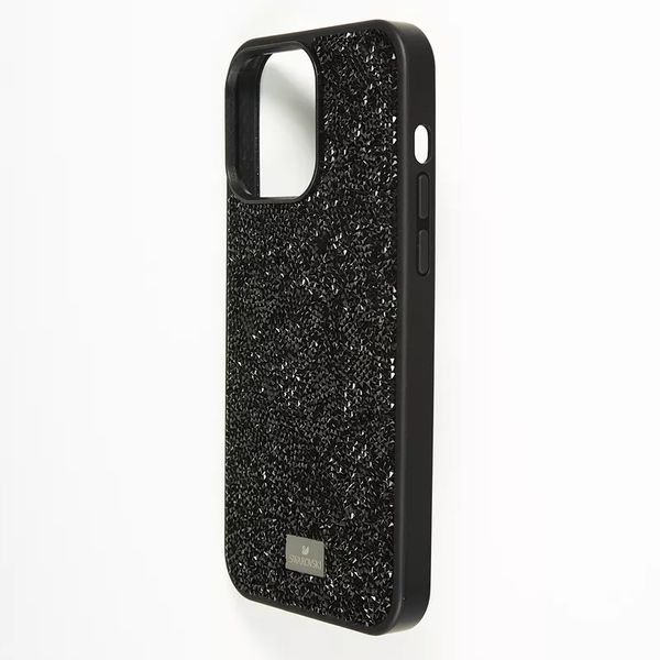 Чохол для iPhone 15 Pro Swarovski DIAMOND зі стразами Black 981071 фото