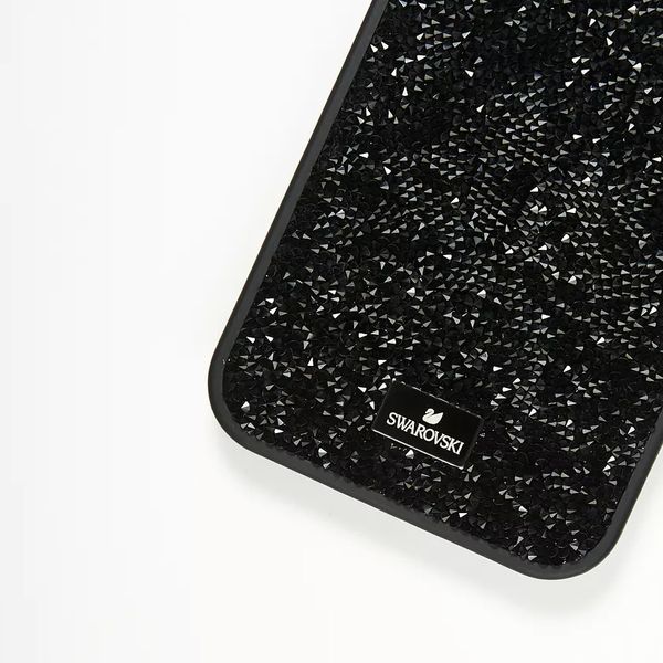 Чохол для iPhone 15 Pro Swarovski DIAMOND зі стразами Black 981071 фото