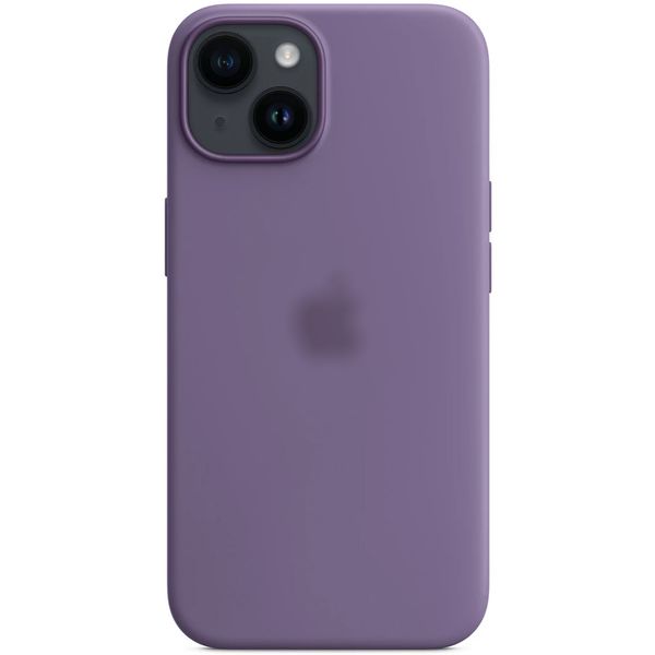 Чохол Silicone Case Full with MagSafe OEM для iPhone 14 Plus Iris 4104 фото