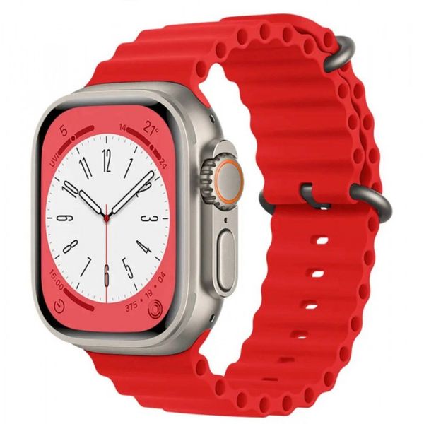 Ремешок Ocean Band для Apple Watch 42mm / 44mm / 45mm / 49mm Red 4-00026 фото