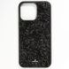 Чехол для iPhone 15 Pro Swarovski DIAMOND со стразами Black 981071 фото