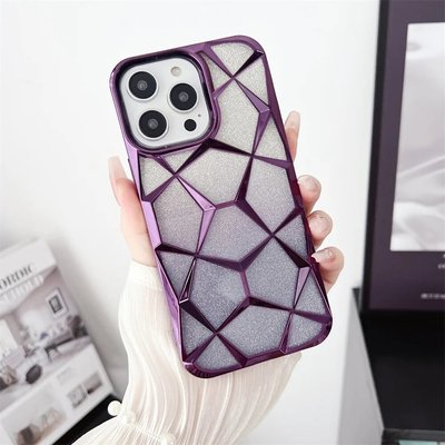 Чехол 2в1 с блестками Glitter Prism для iPhone 11 Deep Purple 3086786s4 фото