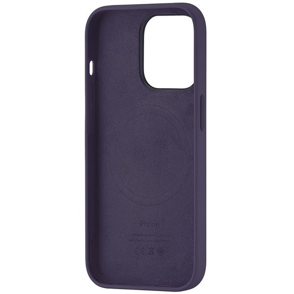 Чехол Silicone Case Full with MagSafe OEM для iPhone 14 Plus Elderberry 4105 фото