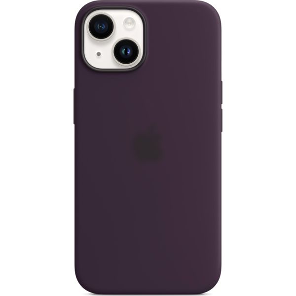 Чехол Silicone Case Full with MagSafe OEM для iPhone 14 Plus Elderberry 4105 фото