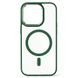 Чохол Crystal Guard Case with MagSafe для IPhone 12 / 12 Pro Dark Green 505174 фото 1