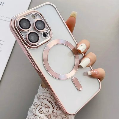 Чехол Shining With Magsafe for iPhone 11 Pro Max Rose Gold 1-14115 фото