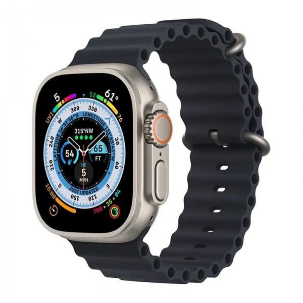 Ремінець Ocean Band для Apple Watch 42mm / 44mm / 45mm / 49mm Midnight Blue 4-00029 фото