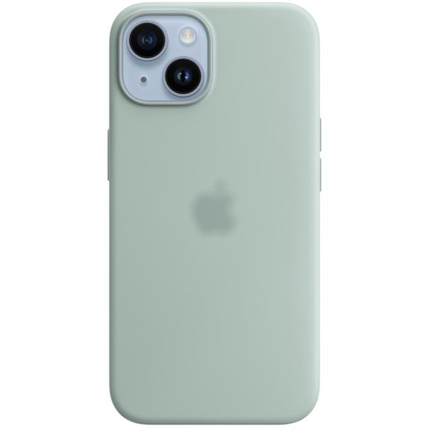 Чехол Silicone Case Full with MagSafe OEM для iPhone 14 Plus Succulent 4107 фото