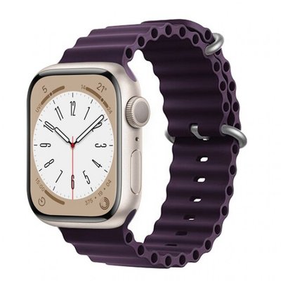 Ремінець Ocean Band для Apple Watch 42mm / 44mm / 45mm / 49mm Deep Purple 4-00030 фото