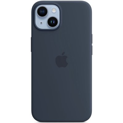 Чохол Silicone Case Full with MagSafe OEM для iPhone 14 Plus Midnnight 4108 фото