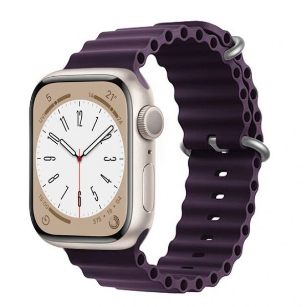 Ремінець Ocean Band для Apple Watch 42mm / 44mm / 45mm / 49mm Deep Purple 4-00030 фото