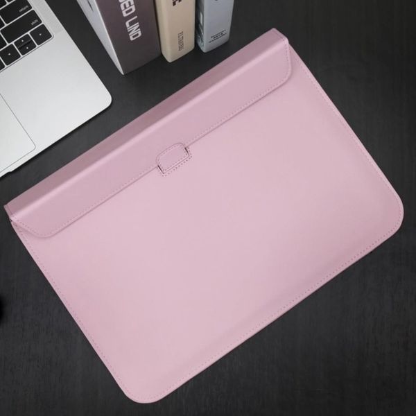 Чехол-конверт подставка Leather PU для MacBook 13.3 Pink 8-00002 фото