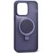 Чехол Matt Guard MagSafe Case для iPhone 13 Dark Blue кольцо подставка 1-15057 фото