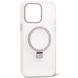 Чехол Matt Guard MagSafe Case для iPhone 15 Pro Max White кольцо подставка 1-15003 фото