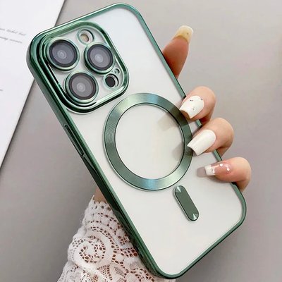 Чохол Shining With Magsafe for iPhone 11 Pro Max Dark Green 1-14117 фото