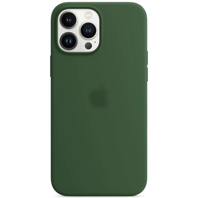 Чехол Silicone Case Full with MagSafe OEM для iPhone 13 Pro Max Clover 5501 фото