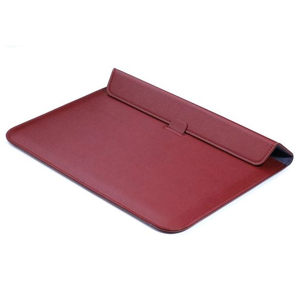 Чехол-конверт подставка Leather PU для MacBook 13.3 Red 8-00003 фото