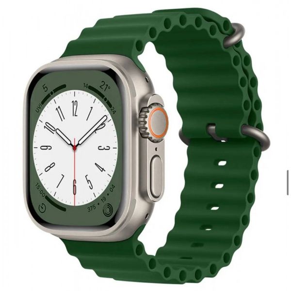 Ремешок Ocean Band для Apple Watch 42mm / 44mm / 45mm / 49mm Dark Green 4-00031 фото