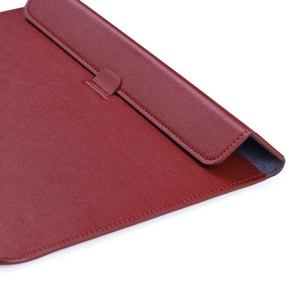 Чехол-конверт подставка Leather PU для MacBook 13.3 Red 8-00003 фото