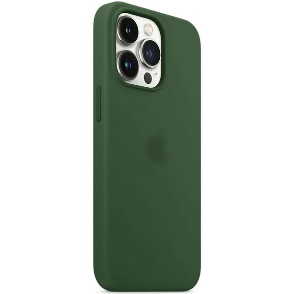 Чехол Silicone Case Full with MagSafe OEM для iPhone 13 Pro Max Clover 5501 фото