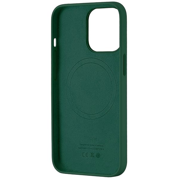 Чехол Silicone Case Full with MagSafe OEM для iPhone 13 Pro Max Clover 5501 фото