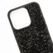 Чехол для iPhone 13 Swarovski DIAMOND со стразами и микрофиброй Black SI10901 фото 5