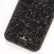 Чехол для iPhone 13 Swarovski DIAMOND со стразами и микрофиброй Black SI10901 фото 4