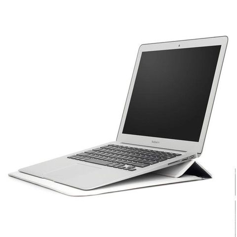 Чехол-конверт подставка Leather PU для MacBook 13.3 White 8-00004 фото