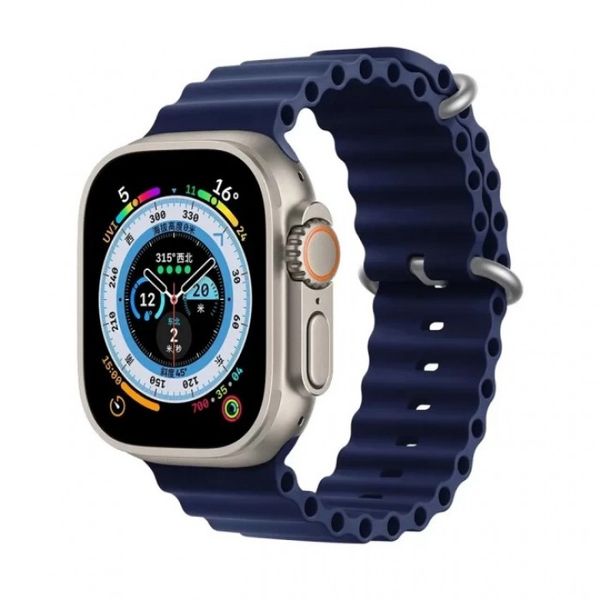 Ремінець Ocean Band для Apple Watch 42mm / 44mm / 45mm / 49mm Deep Navy 4-00032 фото