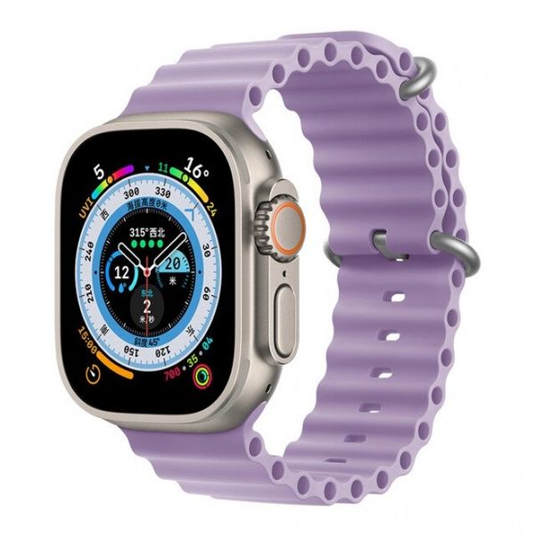 Ремінець Ocean Band для Apple Watch 42mm / 44mm / 45mm / 49mm Blueberry 4-00033 фото