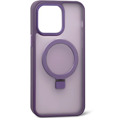 Чохол Matt Guard MagSafe Case для iPhone 15 Pro Deep Purple кільце підставка 1-15011 фото