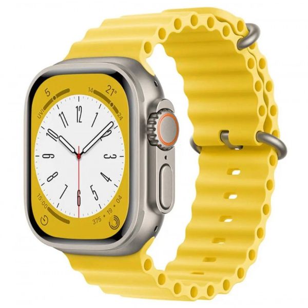 Ремінець Ocean Band для Apple Watch 42mm / 44mm / 45mm / 49mm Yellow 4-00034 фото