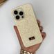 Чехол для iPhone 11 Swarovski DIAMOND со стразами и микрофиброй Beige SI11405 фото