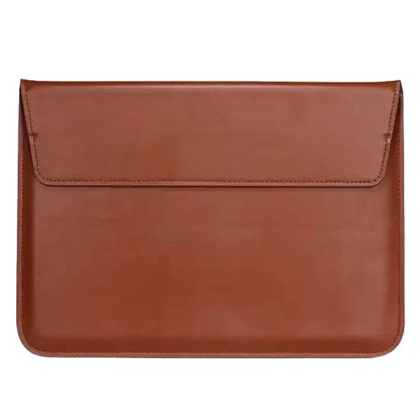 Чохол-конверт підставка Leather PU для MacBook 13.3 Brown 8-00007 фото