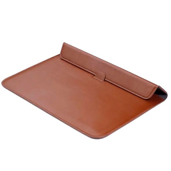 Чохол-конверт підставка Leather PU для MacBook 13.3 Brown 8-00007 фото