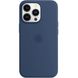 Чохол Silicone Case Full with MagSafe OEM для iPhone 13 Pro Max Abyss Blue 5505 фото