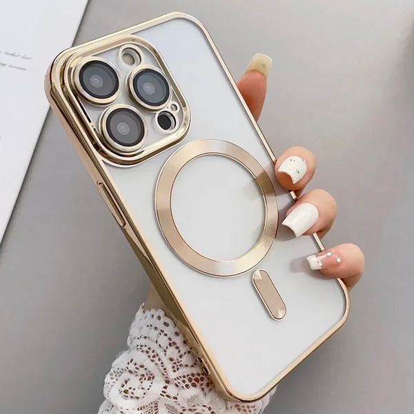 Чохол Shining With Magsafe for iPhone 11 Pro Gold 1-14122 фото